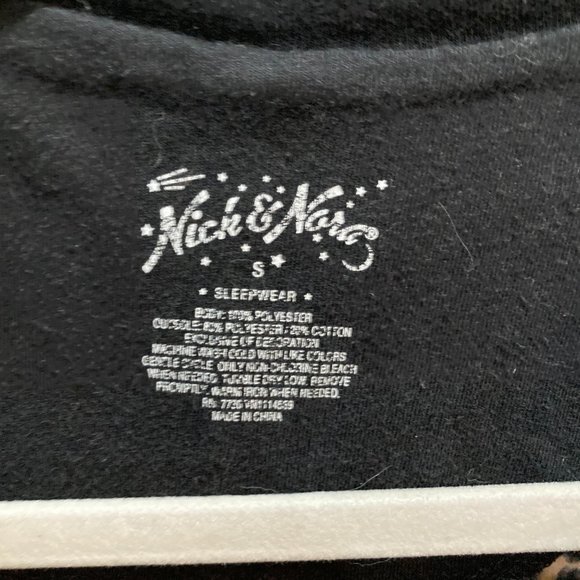 Nick & Nora cheetah footie full body pajama jumpsuit small - Picture 2 of 4